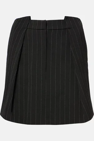 Sportmax Minifalda Ragno con raya diplomática