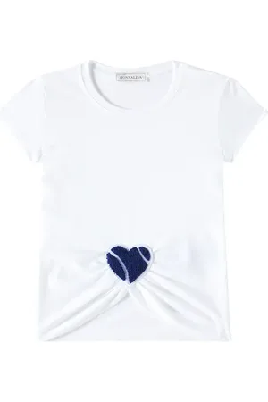 MONNALISA Camiseta en mezcla de algodón estampada