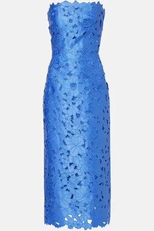 Costarellos Vestido midi Delmara de encaje