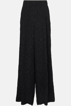 DRIES VAN NOTEN Pantalones anchos de tiro alto