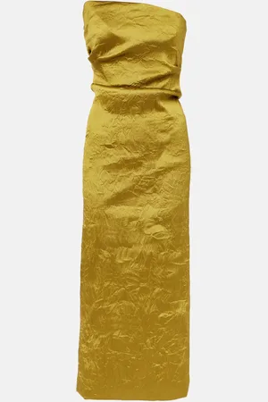 TOVE Vestido midi Kezia de lamé drapeado
