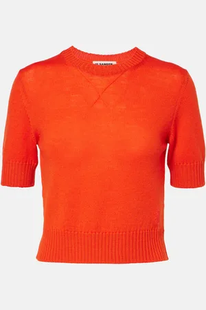 Jil Sander Top de lana virgen