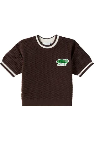 Mini Rodini Top de croché de algodón con aplique