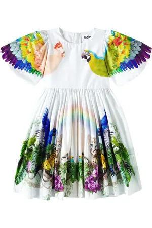 Molo Vestido Chica de algodón estampado