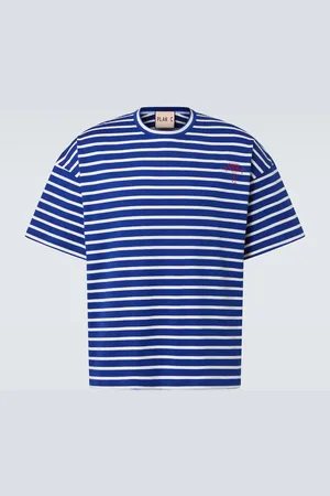 Plan C Camiseta en jersey de algodón a rayas