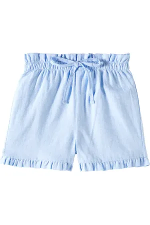 La Coqueta Shorts Flores de lino y algodón