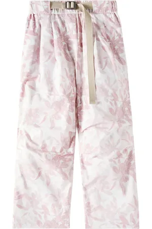 Brunello Cucinelli Pantalones de algodón con logo