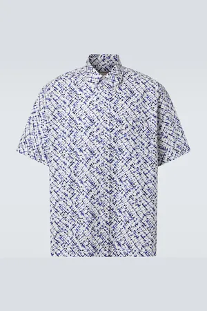 Plan C Camisa de algodón estampada