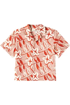 The New Society Camisa Filotis de algodón floral