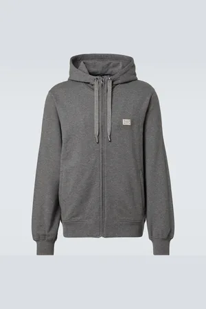 Dolce & Gabbana Sudadera de algodón con capucha y logo
