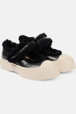 Marni Zapatillas Pablo de piel y borrego