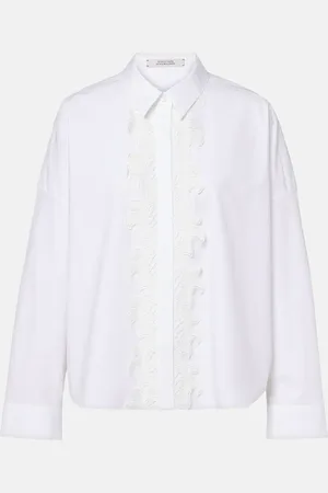 Dorothee Schumacher Blusa de popelín con encaje