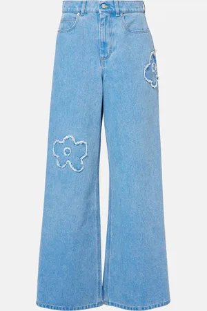 Marni Jeans anchos con parche
