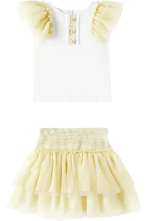 PATACHOU Set de falda y top en mezcla algodón