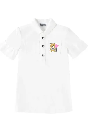 Moschino Vestido Teddy Bear en jersey de algodón