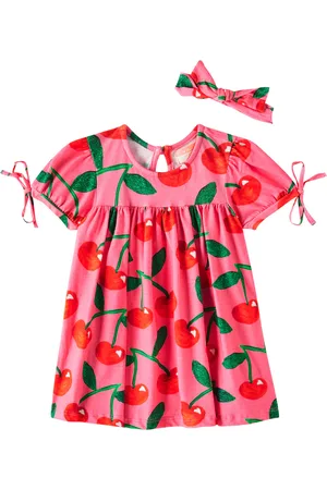 FÁBULA Fábula Bebé - set de vestido y diadema de algodón