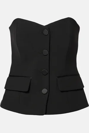 VERONICA BEARD Top corsé Arlette con peplum