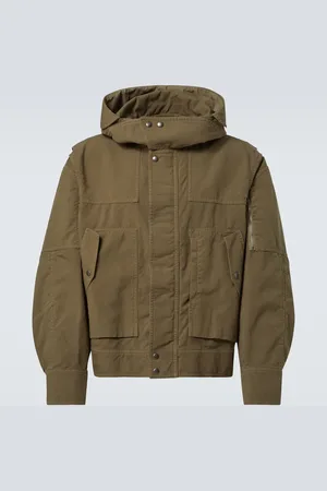 DRIES VAN NOTEN Chaqueta con capucha de algodóin
