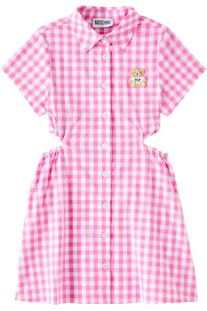 Moschino Vestido en mezcla de algodón a cuadros