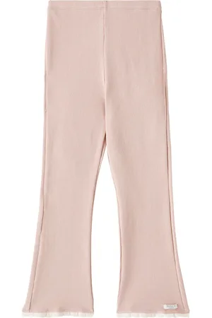 Donsje Pantalones flared Jentje en mezcla de algodón