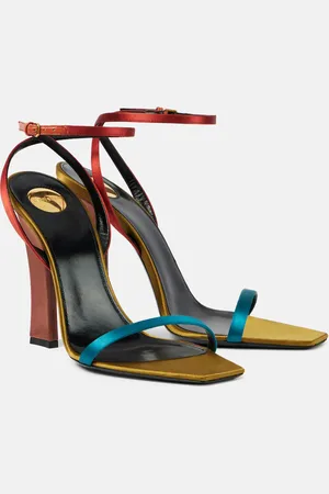 Saint Laurent Sandalias Dominique 110 de crepé satén