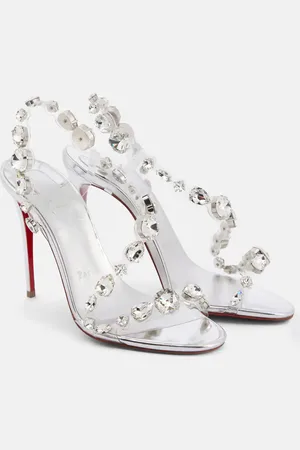 Christian Louboutin Sandalias Rosalie Jewel 100 con cristales