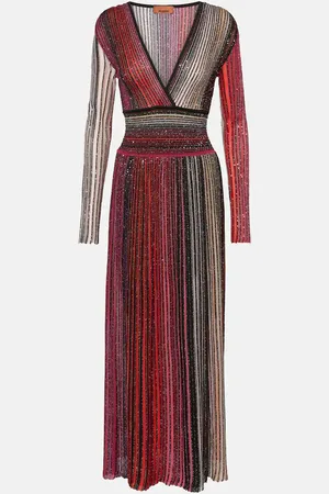Missoni Vestido midi en zigzag
