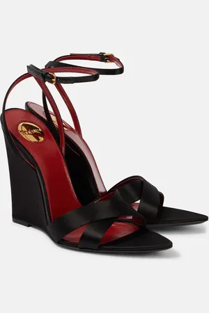 Saint Laurent Sandalias con cuña Bibi 110