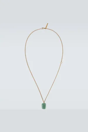 DRIES VAN NOTEN Collar con colgante chapado en oro