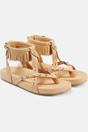 Isabel Marant Sandalias Silya de piel adornadas