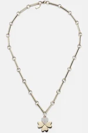 Foundrae Collar True Love de oro de 18 ct con diamantes