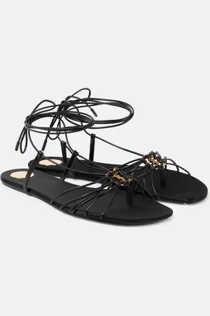 Saint Laurent Sandalias Babylone Cassandre de piel
