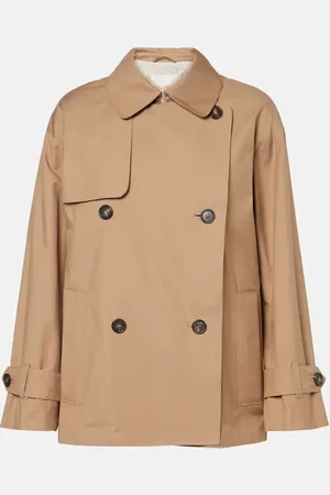 Max Mara Blazer Zeno de sarga de mezcla de algodón