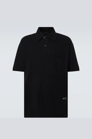 Maison Margiela Polo de algodón con logo