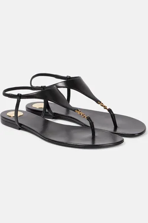Saint Laurent Sandalias Cassandra de piel