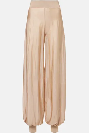 Alaïa Alaïa Pantalones de punto de tiro alto