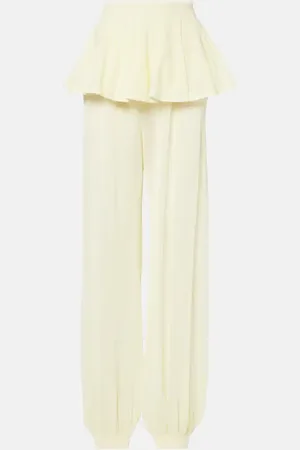 Alaïa Alaïa Pantalones de tiro medio