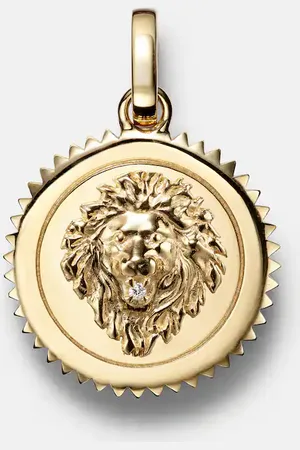 Foundrae Colgante Strength de oro de 18 ct con diamante