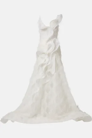 MATICEVSKI Vestido de fiesta Enamour de mezcla de seda