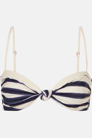 JOHANNA ORTIZ Top de bikini a rayas