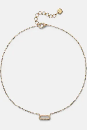 Shay Collar de cadena Cable Link de oro de 18 ct con diamantes