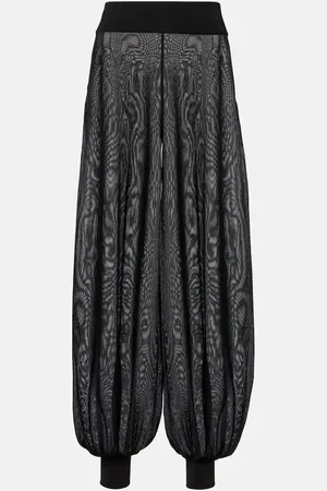 Alaïa Alaïa Pantalones de tiro alto