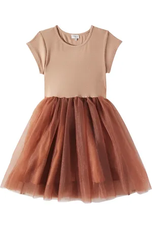 Donsje Vestido Timie de jersey y tul