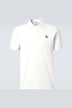 Moncler Polo de piqué de algodón