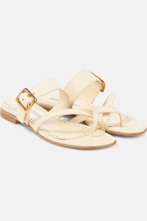 Manolo Blahnik Sandalias Thalusa 10 de piel