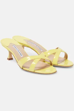 Manolo Blahnik Sandalias Callamu 50 de charol