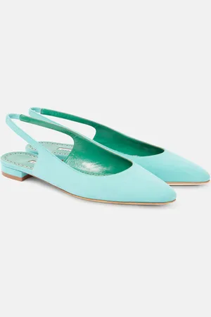 Manolo Blahnik Bailarinas destalonadas Sawra 10 de ante