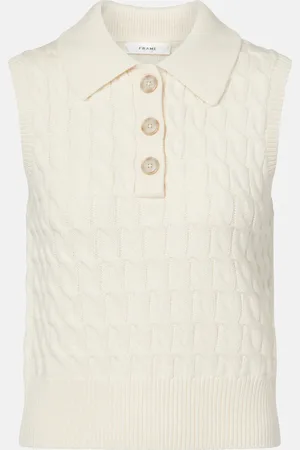 Frame Chaleco The Cable Polo de lana