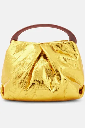 DRIES VAN NOTEN Bolso Mini de piel metalizada