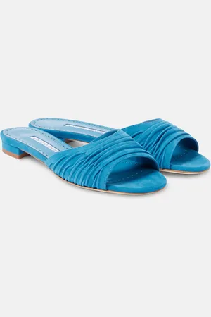 Manolo Blahnik Sandalias Piruaflat 10 de ante